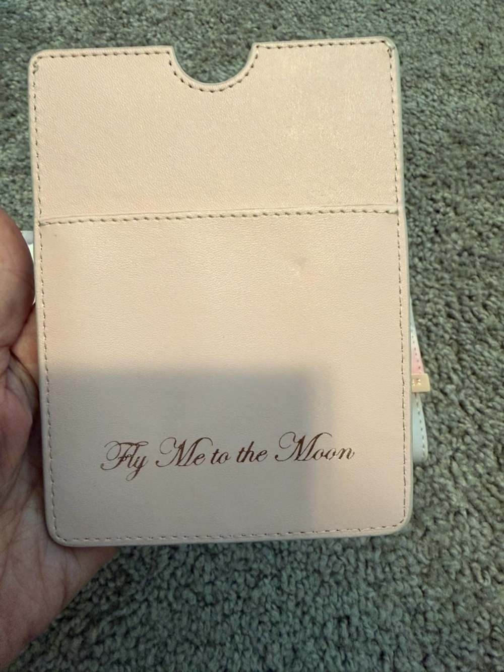 Ted Baker Pink Floral Jewelry Roll Case & Passport Holder Set - Picture 4 of 16